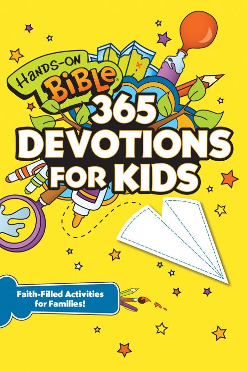 Cover of the book Hands-On Bible 365 Devotions for Kids by Jennifer Hooks, Tyndale, Group Publishing, Tyndale House Publishers, Inc.