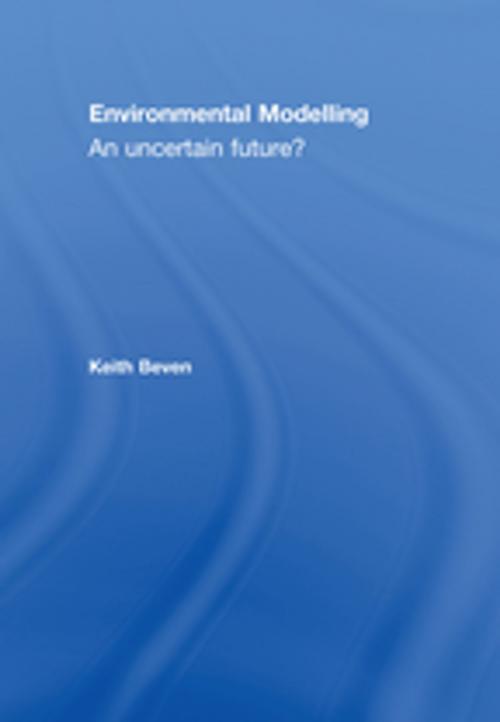 Cover of the book Environmental Modelling by Keith Beven, CRC Press