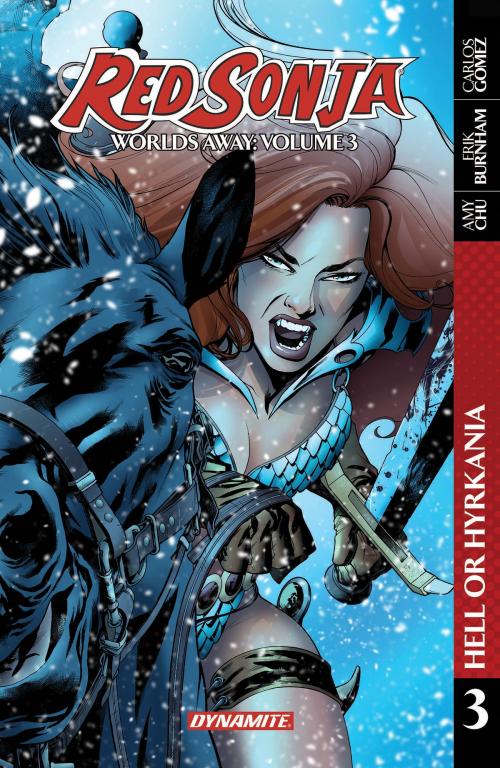 Cover of the book Red Sonja: Worlds Away Vol 3 by Amy Chu, Dynamite Entertainment