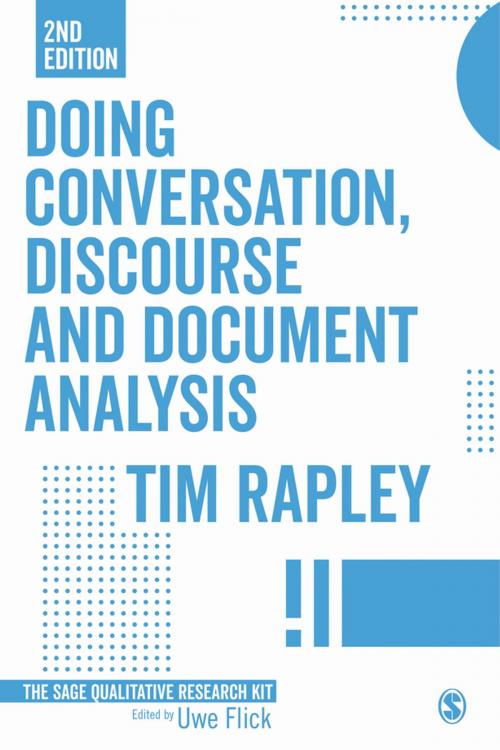 Cover of the book Doing Conversation, Discourse and Document Analysis by Tim Rapley, SAGE Publications
