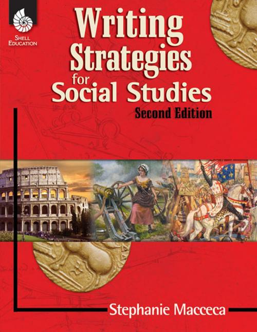 Cover of the book Writing Strategies for Social Studies by Stephanie Macceca, Shell Education