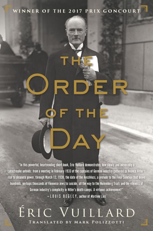 Cover of the book The Order of the Day by Eric Vuillard, Other Press