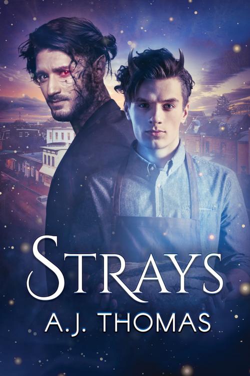 Cover of the book Strays by A.J. Thomas, Dreamspinner Press