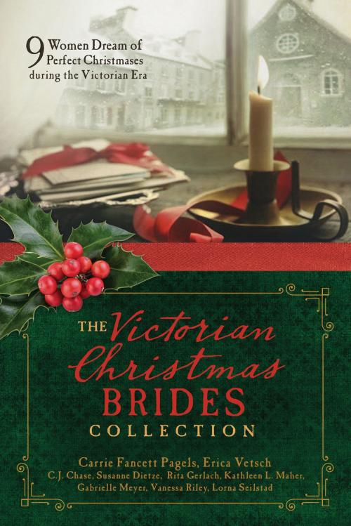 Cover of the book The Victorian Christmas Brides Collection by C.J. Chase, Susanne Dietze, Rita Gerlach, Kathleen L. Maher, Gabrielle Meyer, Carrie Fancett Pagels, Vanessa Riley, Lorna Seilstad, Erica Vetsch, Barbour Publishing, Inc.