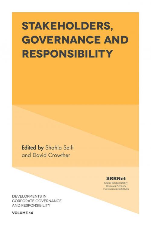 Cover of the book Stakeholders, Governance and Responsibility by , Emerald Publishing Limited