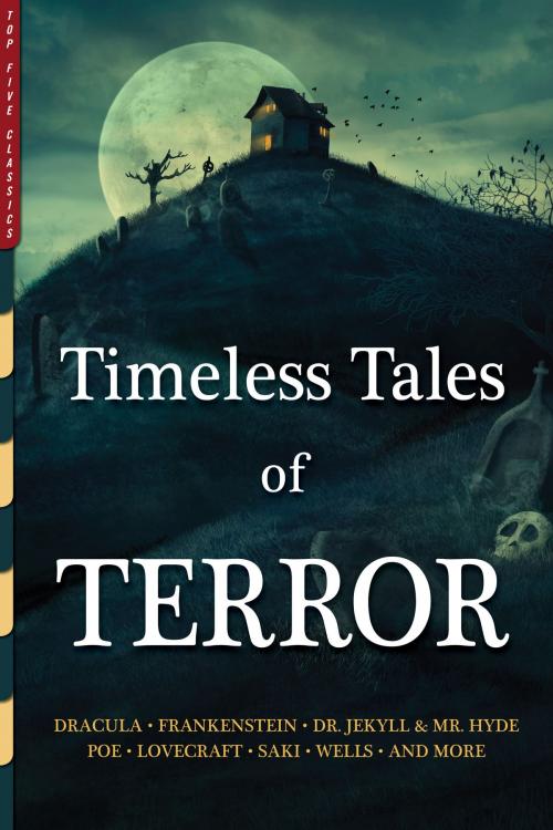 Cover of the book Timeless Tales of Terror by Top Five Classics, Edgar Allan Poe, H.P. Lovecraft, Mary Shelley, Bram Stoker, Robert Louis Stevenson, Arthur Conan Doyle, H.G. Wells, Henry James, Top Five Books