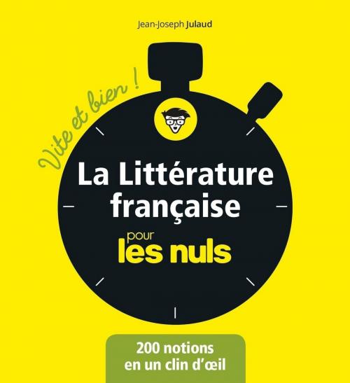 Cover of the book La littérature française pour les Nuls - Vite et bien by Jean-Joseph JULAUD, edi8