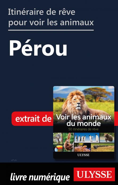 Cover of the book Itinéraire de rêve pour voir les animaux - Pérou by Ariane Arpin-Delorme, Guides de voyage Ulysse