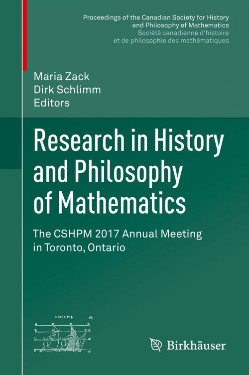 Cover of the book Research in History and Philosophy of Mathematics by , Springer International Publishing