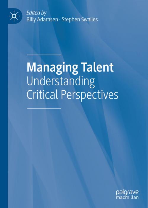 Cover of the book Managing Talent by , Springer International Publishing
