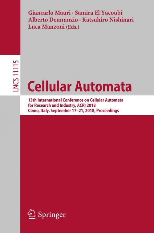 Cover of the book Cellular Automata by , Springer International Publishing