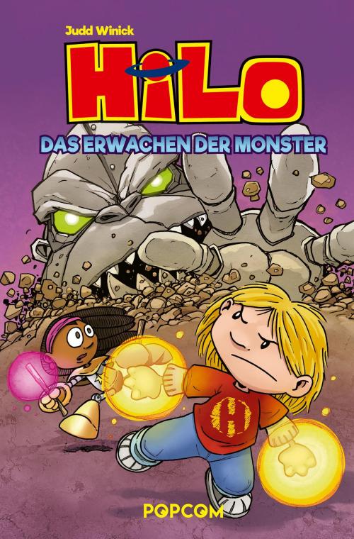 Cover of the book Hilo 04: Das Erwachen der Monster by Judd Winick, POPCOM