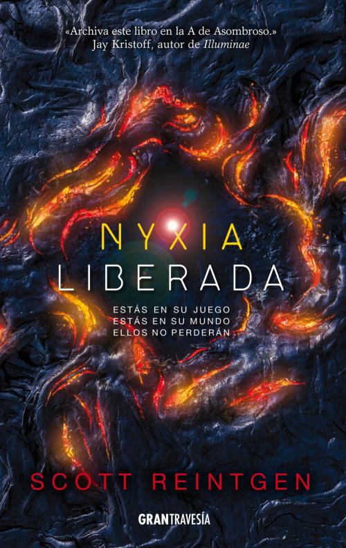 Cover of the book Nyxia liberada by Scott Reintgen, Océano Gran Travesía