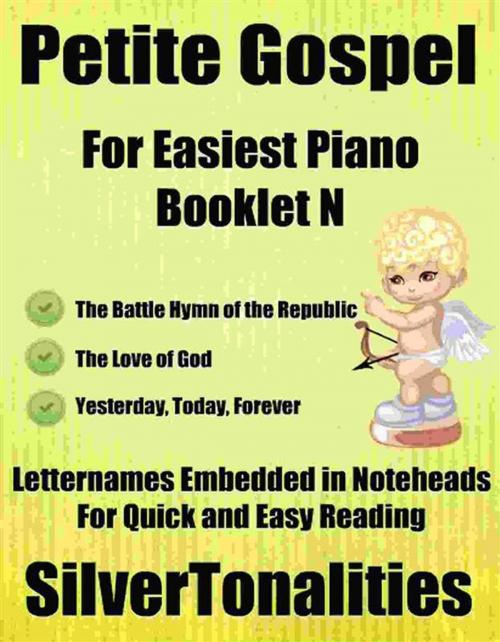 Cover of the book Petite Gospel for Easiest Piano Booklet N by Silvertonalities, SilverTonalities