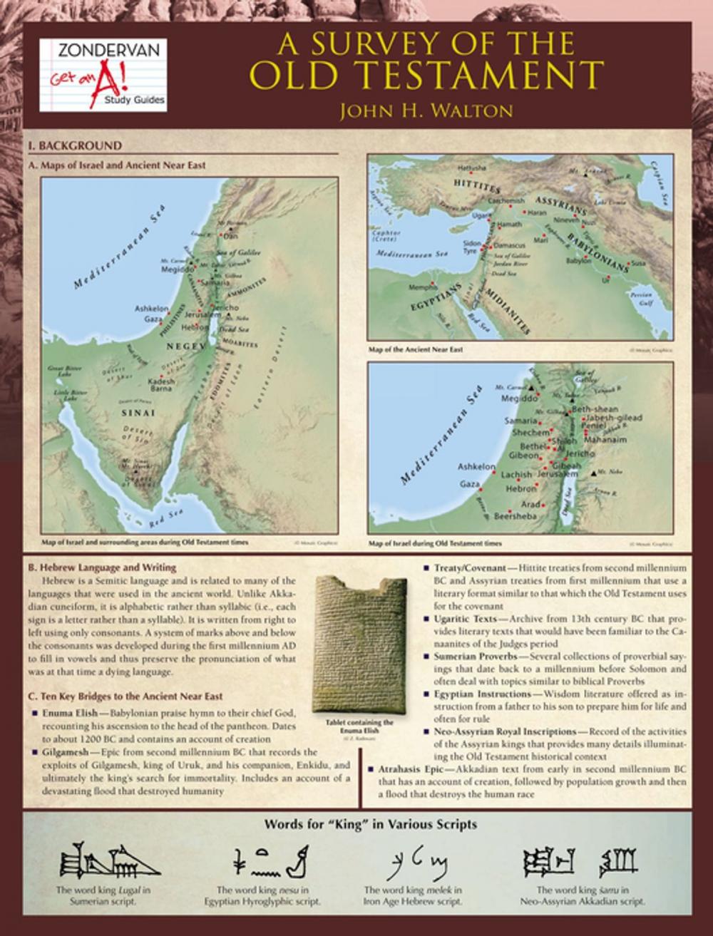Big bigCover of A Survey of the Old Testament Laminated Sheet