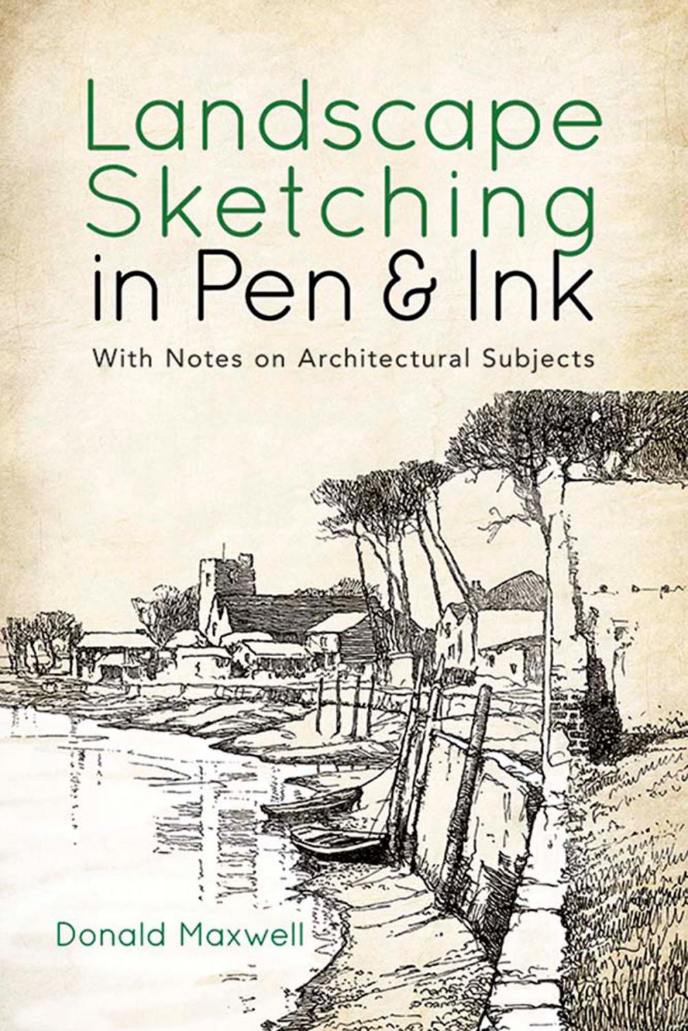 Big bigCover of Landscape Sketching in Pen and Ink