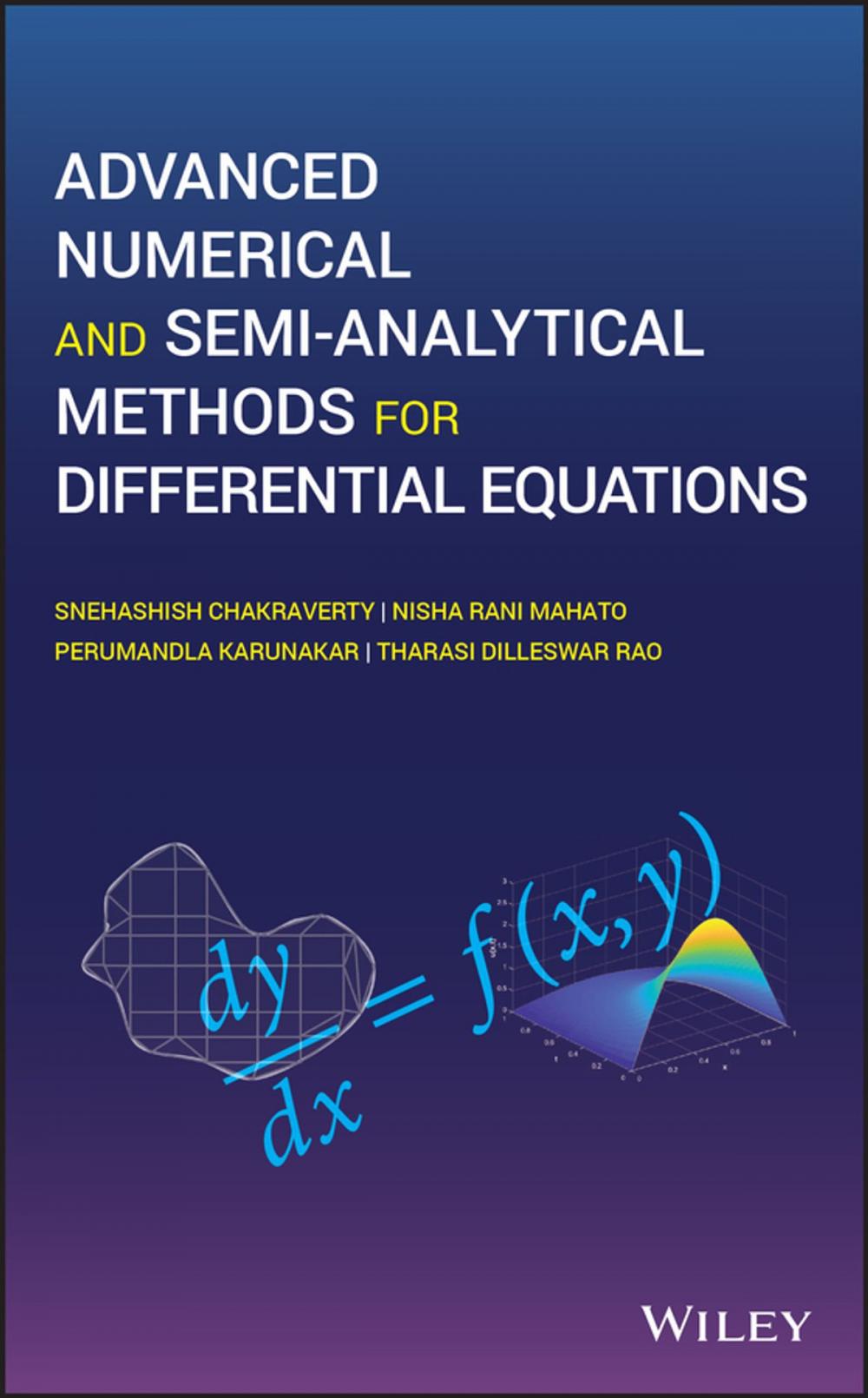 Big bigCover of Advanced Numerical and Semi-Analytical Methods for Differential Equations
