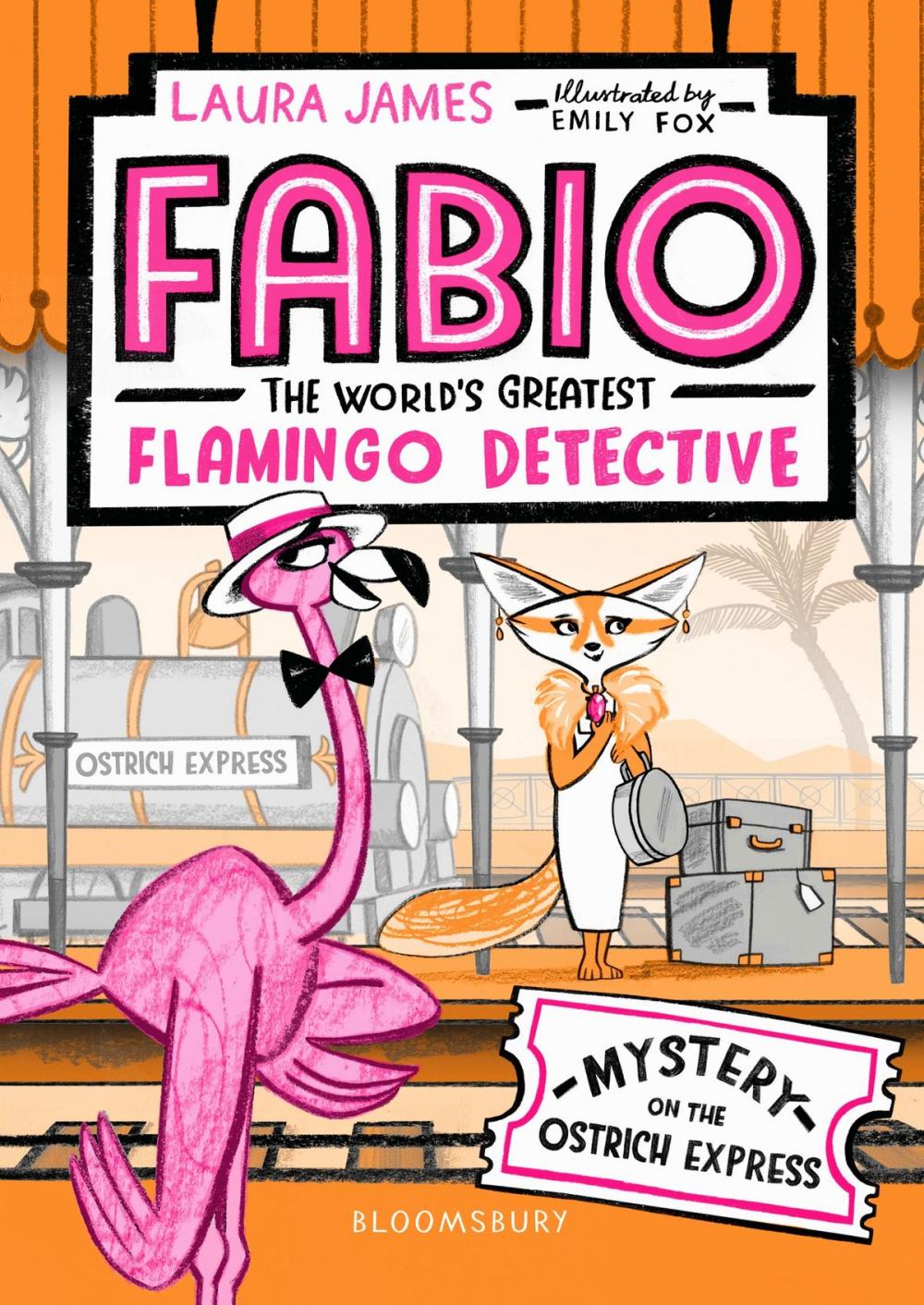 Big bigCover of Fabio The World's Greatest Flamingo Detective: Mystery on the Ostrich Express