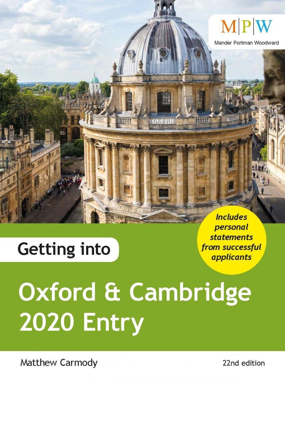 Big bigCover of Getting into Oxford & Cambridge 2020 Entry