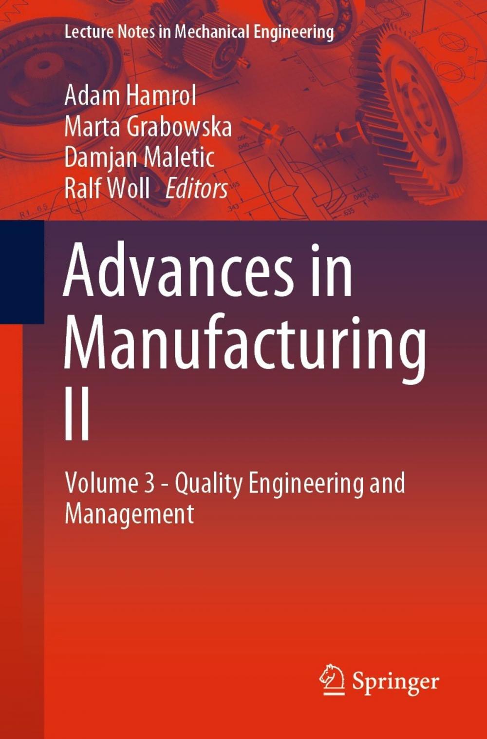 Big bigCover of Advances in Manufacturing II