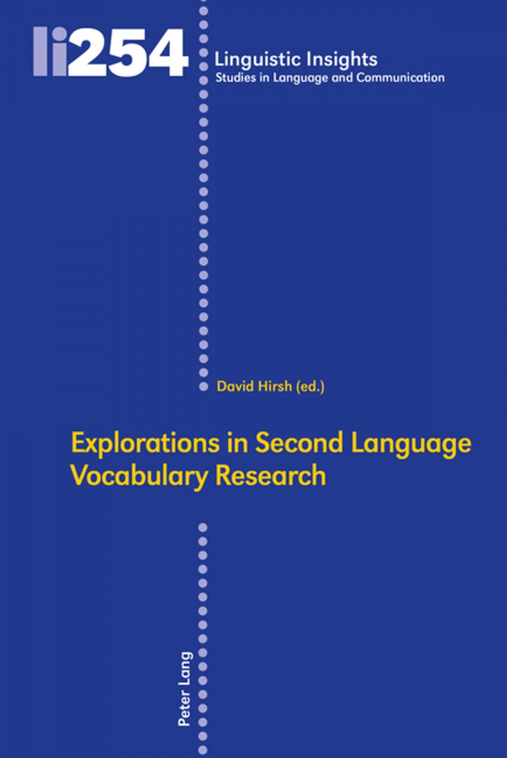 Big bigCover of Explorations in Second Language Vocabulary Research