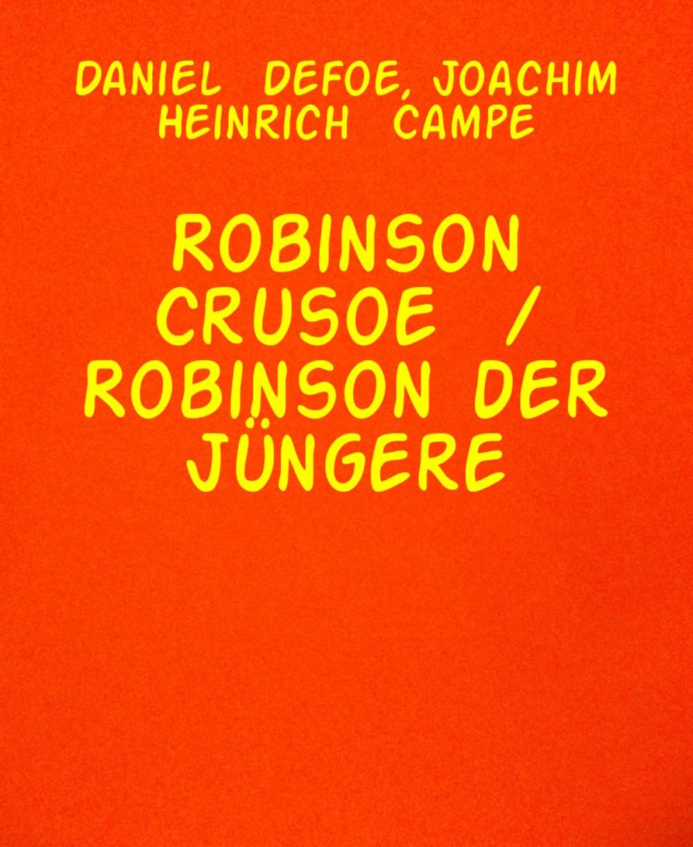 Big bigCover of Robinson Crusoe / Robinson der Jüngere