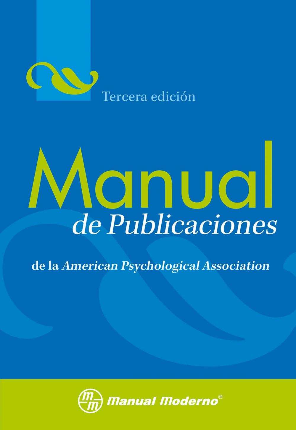 Big bigCover of Manual de publicaciones de la APA
