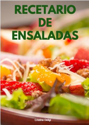Cover of the book Recetario de Ensaladas by Chef Emilia