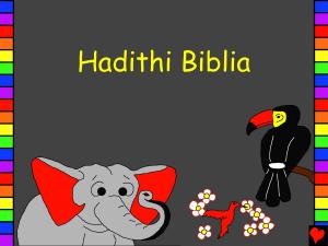 Book cover of Hadithi Biblia