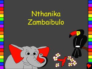 Book cover of Nthanika Zambaibulo