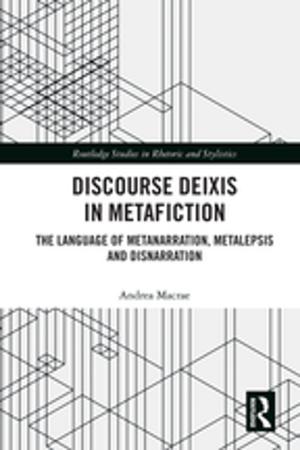 Cover of the book Discourse Deixis in Metafiction by Ervin Laszlo