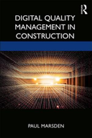 Cover of the book Digital Quality Management in Construction by W.J. Slater