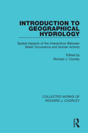 Cover of the book Introduction to Geographical Hydrology by Peter Bro