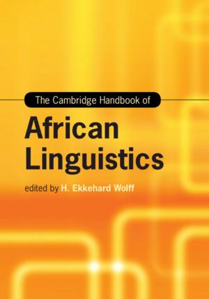 Cover of the book The Cambridge Handbook of African Linguistics by Jean Lave, Etienne Wenger