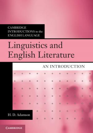 Cover of the book Linguistics and English Literature by Merim Bilalić