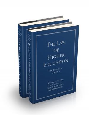 Book cover of The Law of Higher Education