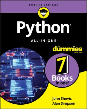 Cover of the book Python All-in-One For Dummies by Janine Warner