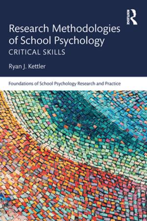 Cover of the book Research Methodologies of School Psychology by Judith Randel, Tony German, Deborah Ewing