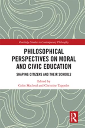 Cover of the book Philosophical Perspectives on Moral and Civic Education by 