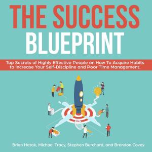 Book cover of The Success Blueprint Top Secrets of Highly Effective People on How to Acquire Habits to Increase Your Self-Discipline and Poor Time Management.