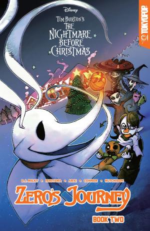 Book cover of Disney Manga: Tim Burton's The Nightmare Before Christmas -- Zero's Journey Graphic Novel Book 2