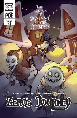 Cover of the book Disney Manga: Tim Burton's The Nightmare Before Christmas -- Zero's Journey Issue #08 by D.J. Milky