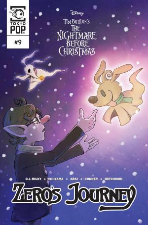 Book cover of Disney Manga: Tim Burton's The Nightmare Before Christmas -- Zero's Journey Issue #09