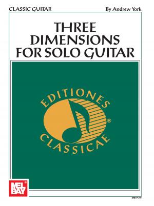 Cover of the book Three Dimensions for Solo Guitar by Mizzy McCaskill, Dona Gilliam