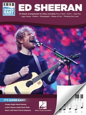 Book cover of Ed Sheeran - Super Easy Songbook