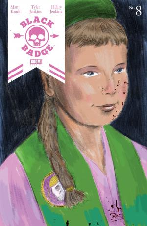 Cover of the book Black Badge #8 by John Allison, Maddie Flores, Paul Mayberry, Noelle Stevenson, Eryk Donovan, Becca Tobin, Jake Lawrence, Rosemary Valero-O'Connell, John Kovalic, Jon Chad, Shannon Watters, Ngozi Ukazu, Sina Grace, James Tynion IV, Rian Sygh, Carey Pietsch