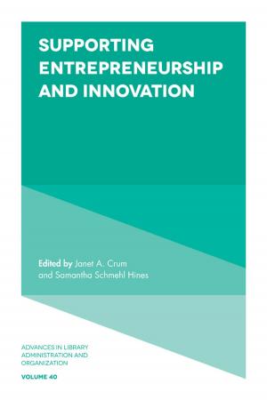 Cover of Supporting Entrepreneurship and Innovation