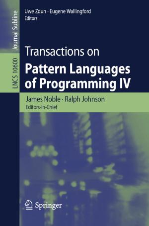 Cover of the book Transactions on Pattern Languages of Programming IV by Soubhik Chakraborty, Guerino Mazzola, Swarima Tewari, Moujhuri Patra