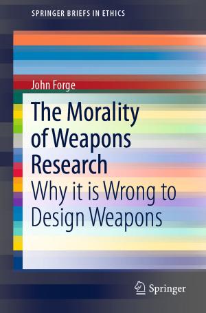 Cover of the book The Morality of Weapons Research by Xiaolan Luo, Shengjun Hu, Yebo Li
