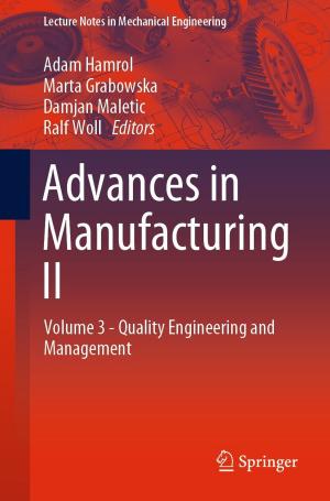 Cover of the book Advances in Manufacturing II by Zoran Jakšić